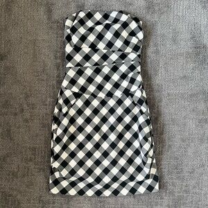 Julie Haus Gingham Siren Tube Dress